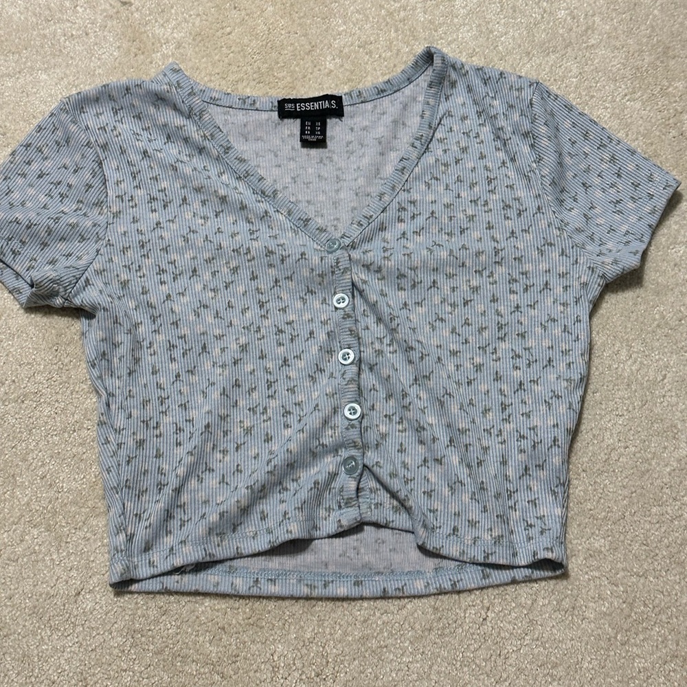 Floral Crop Top- Worn Once!